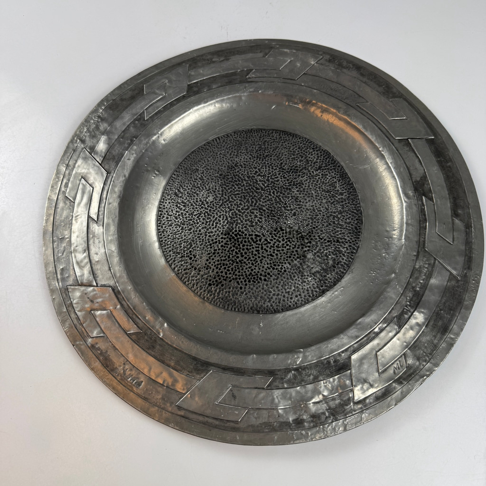 Unbranded Silver & Black Serveware Platter One Size